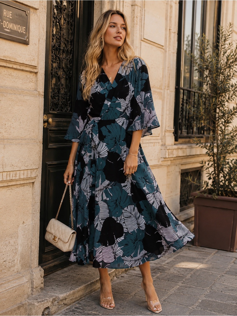 ONE THE LAND | Monaco Muse Wrap Dress
